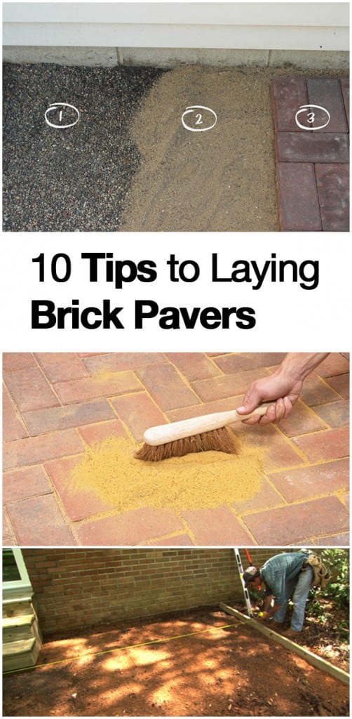 10 Tips to Laying Brick Pavers How To Build It