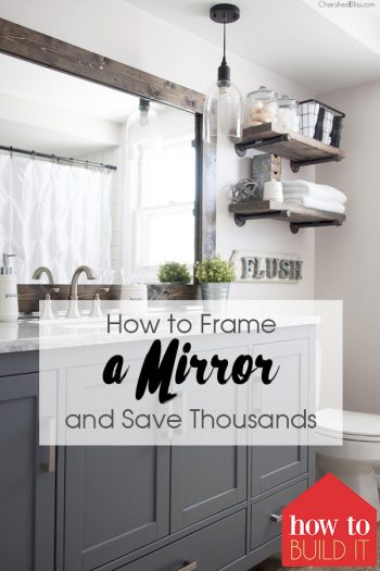 Bathroom Mirror | Framed Bathroom Mirror | Learn How to Frame a Bathroom Mirror | Tips and Tricks to Frame a Bathroom Mirror | Hacks to Frame a Bathroom Mirror