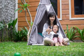 DIY Backyard Tents For Kids