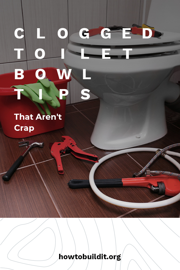 There is nothing worse than a clogged toilet. There are a lot of suggestion out there, but ours don't stink. How To Build It is all about DIY home repairs. No need to call a plumber and waste your money because our tips really work. Check out these plumber approved clogged toilet bowl tips now. #DIYHomeRepair #Cloggedtoilet #DIYplumbingrepairs