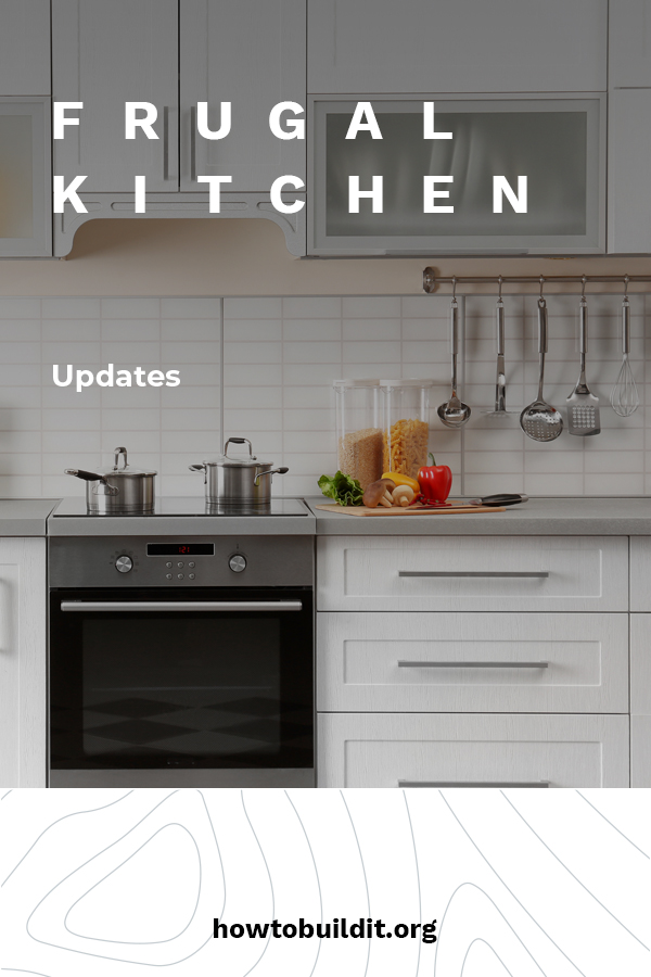 So it's time to update your kitchen. This can be a fun time, but one that is also super expensive. If you don't have that type of money, or just enjoy being frugal, we have some great options for you. Take a look at all the things you can do to your kitchen to update it that won't break the bank. Keep reading for more frugal kitchen update ideas. #frugalkitchenupdates #homeupgradesonabudget