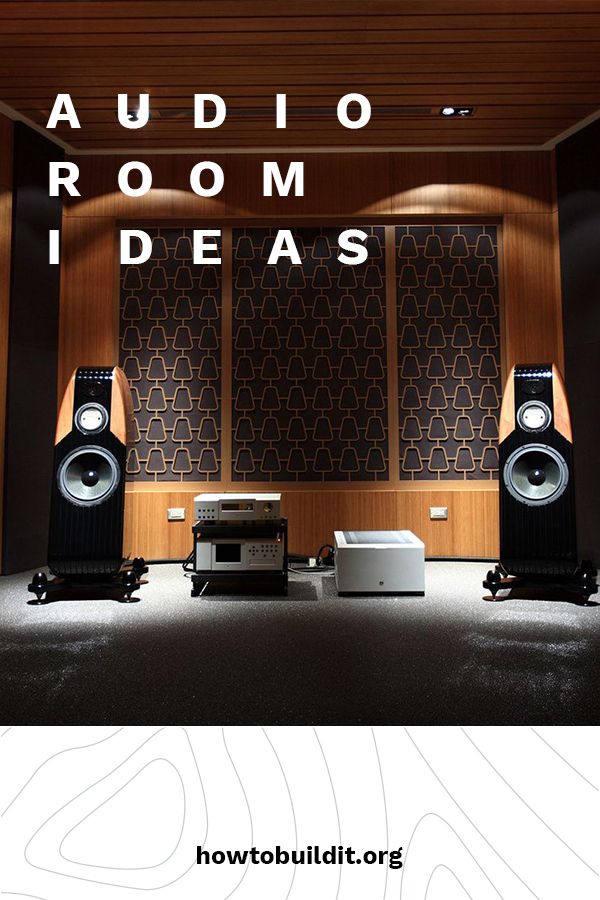 If you like music, and you like it loud with great quality, an audio room is the way to go. Your own space to chill while listening to your favorite tunes. Leave everything behind in one of these rooms. They are to music lovers what a man cave is to a sports fanatic. Keep reading for audio room ideas from equipment to decor and more. Turn up the volume!! #audioroomdesign #audioroomideas 
