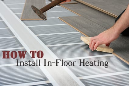 installing electric heated floors