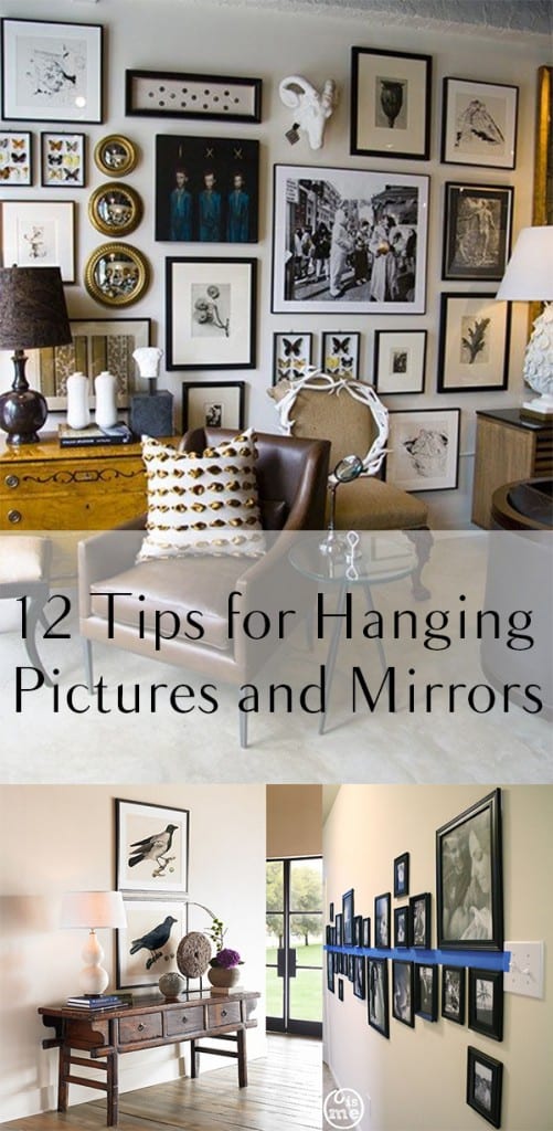 12 Tips for Hanging Pictures and Mirrors (1)