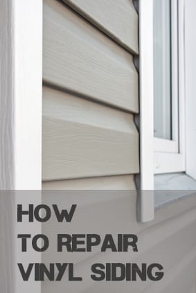 Fix hole in vinyl siding