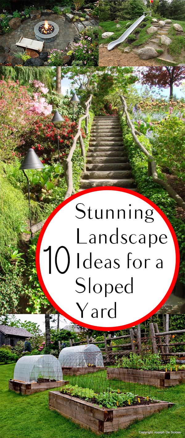 Slope Yard Landscaping Ideas- Backyard, Landscape, and Garden