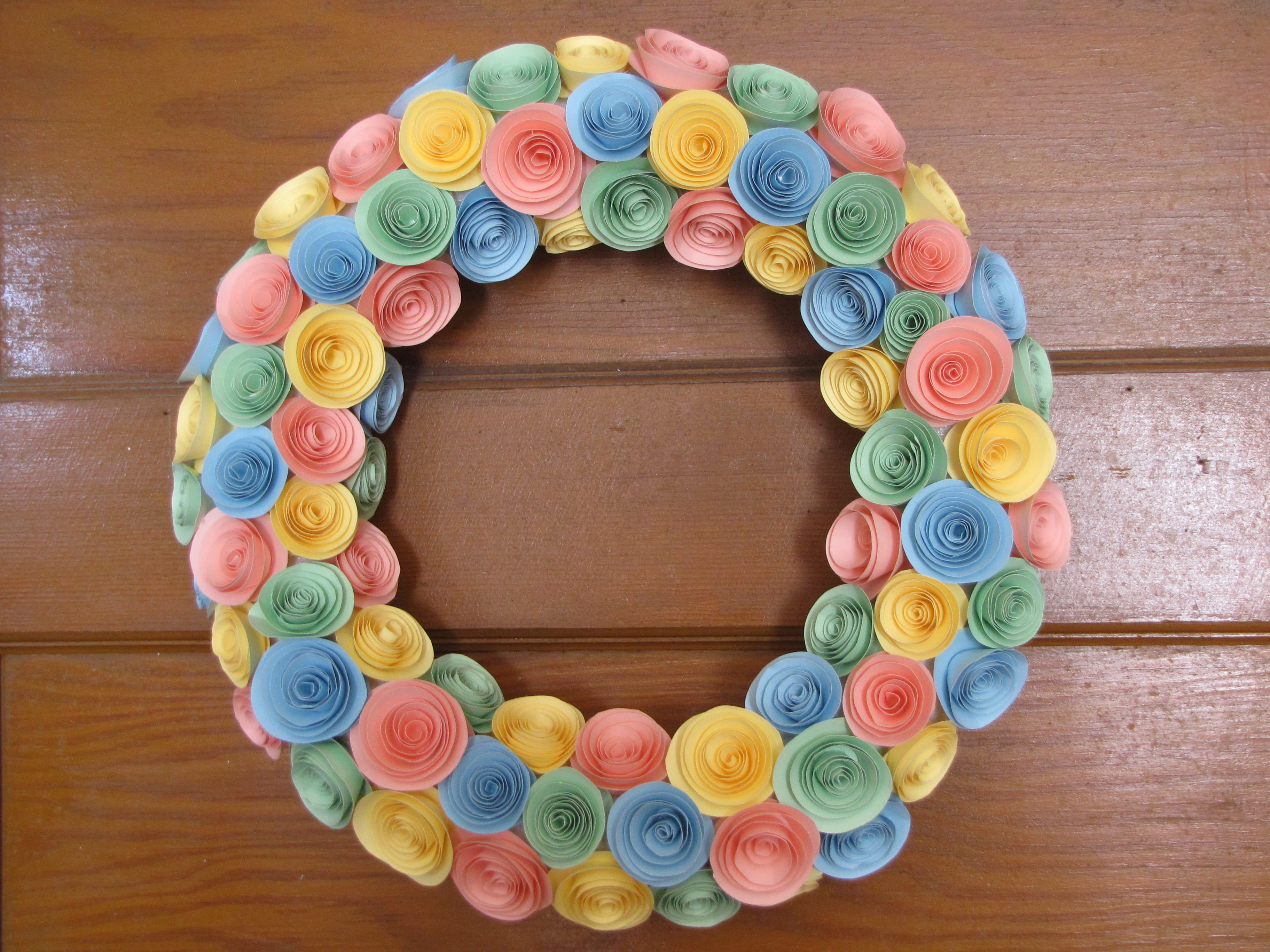 How to Make a Paper Flower Wreath