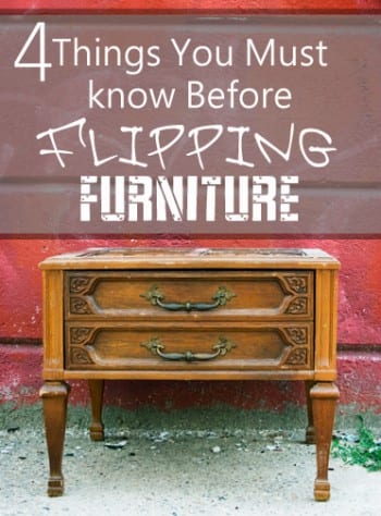 what you should know before you flip furniture | how to build it