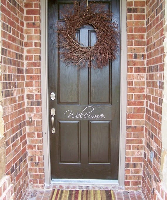 Dazzle Your Door: 10 Fast DIY Projects for Door Upgrades| Door Decor, Door Decor Ideas, How to Decorate Your Door, Door Decoration, Porch Decor, How to Decorate Your Porch, Porch DIYs