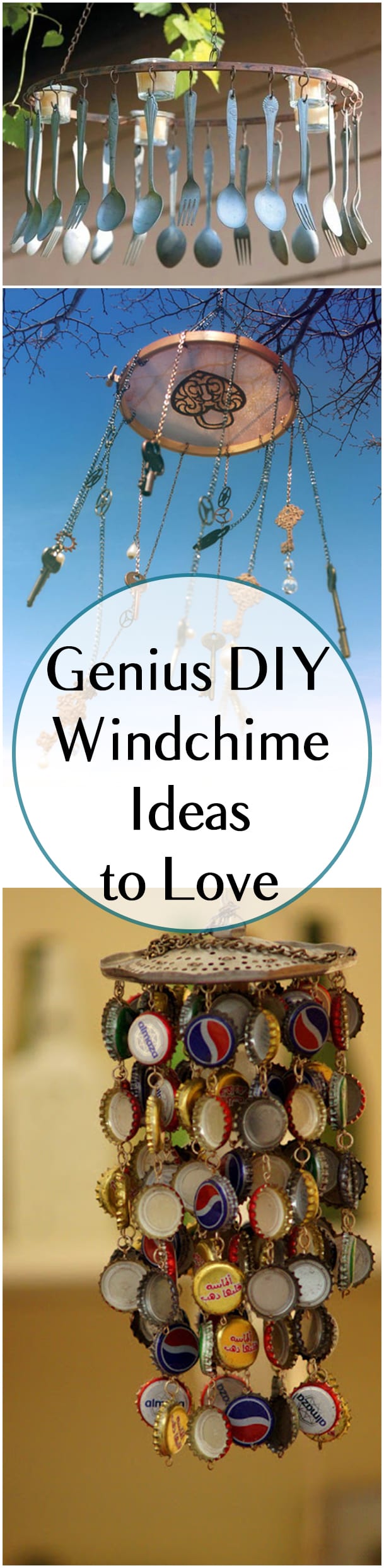 DIY wind chime, wind chime ideas, wind chime, porch projects, popular pin, DIY porch projects, porch decor, curb appeal projects, easy curb appeal project.