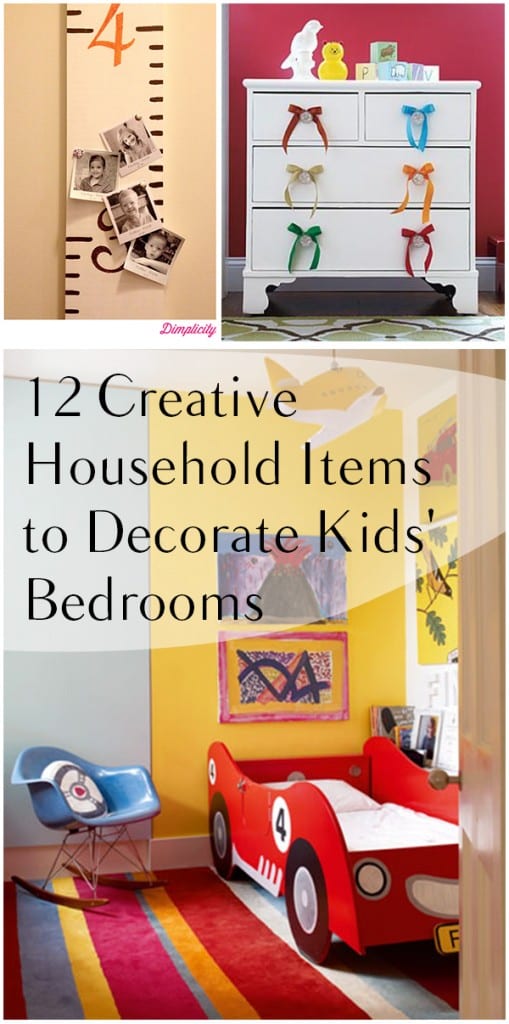 12 Creative Household Items to Decorate Kids' Bedrooms