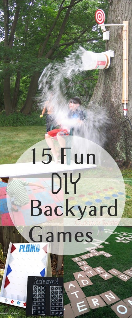 Backyard games, DIY backyard games, backyard entertainment, summer party, outdoor party ideas, DIY outdoor entertainment, outdoor entertainment