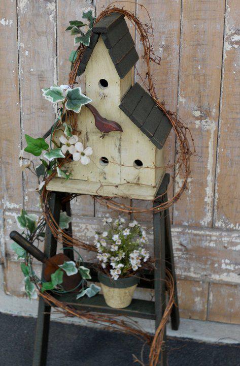 Annie-Steens-birdhouse-ladder