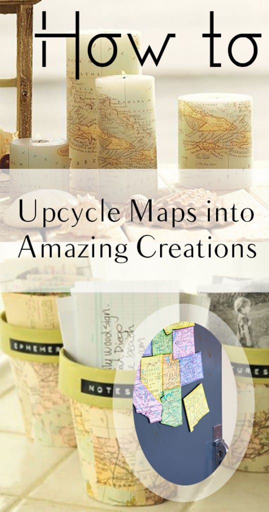How to Upcycle Maps into Amazing Creations
