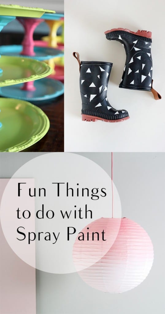 Fun Things to do with Spray Paint