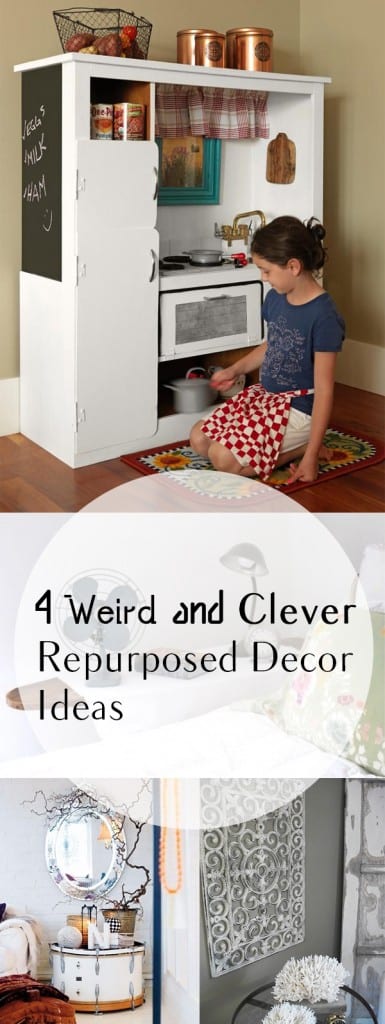 14 Weird and Clever Repurposed Decor Ideas