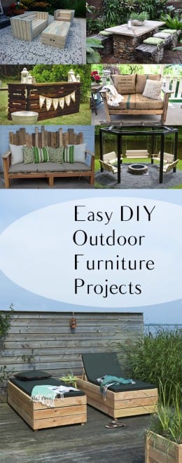 Easy DIY Garden and Outdoor Furniture Ideas | How To Build It