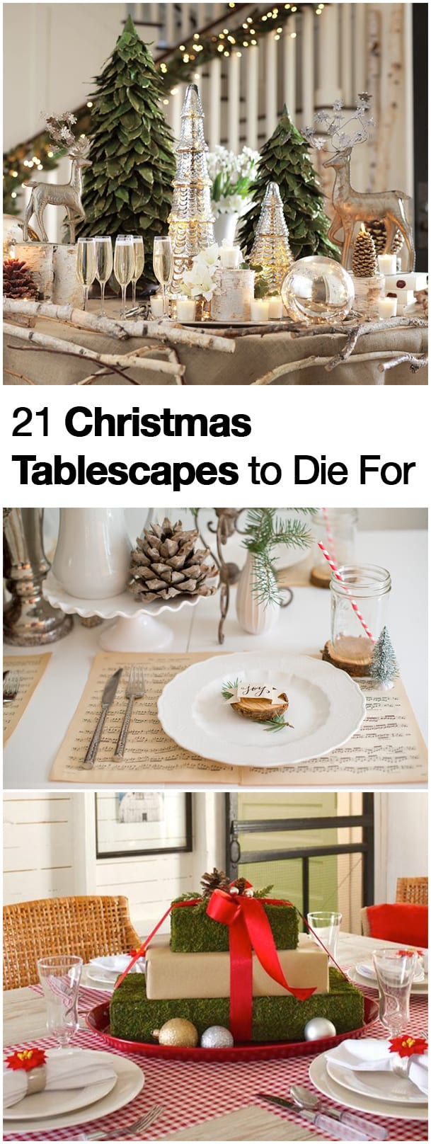 21 Christmas Tablescapes to Die For