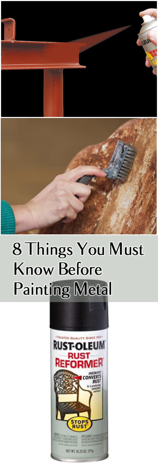How to paint metal, metal restoration ideas, painting metal, DIY metal projects, popular pin, DIY home projects, home projects, easy home improvement, spray paint projects