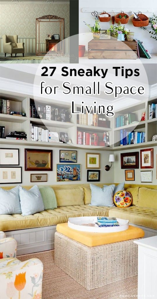 Small space living, small space living hacks, popular pin, organization, easy organization, organized home, DIY home, DIY home organization. 