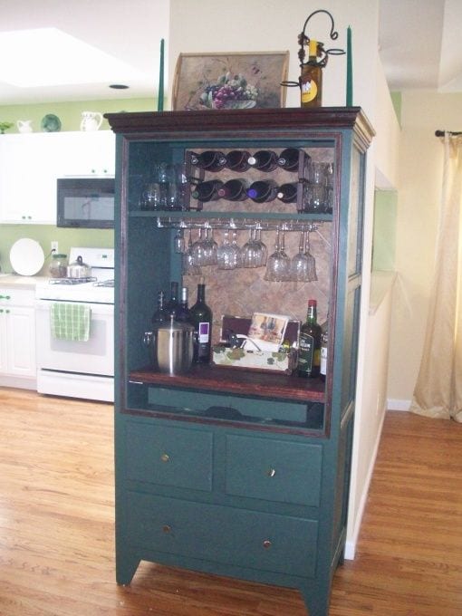 22 Ridiculously Clever Recycled Entertainment Center Projects