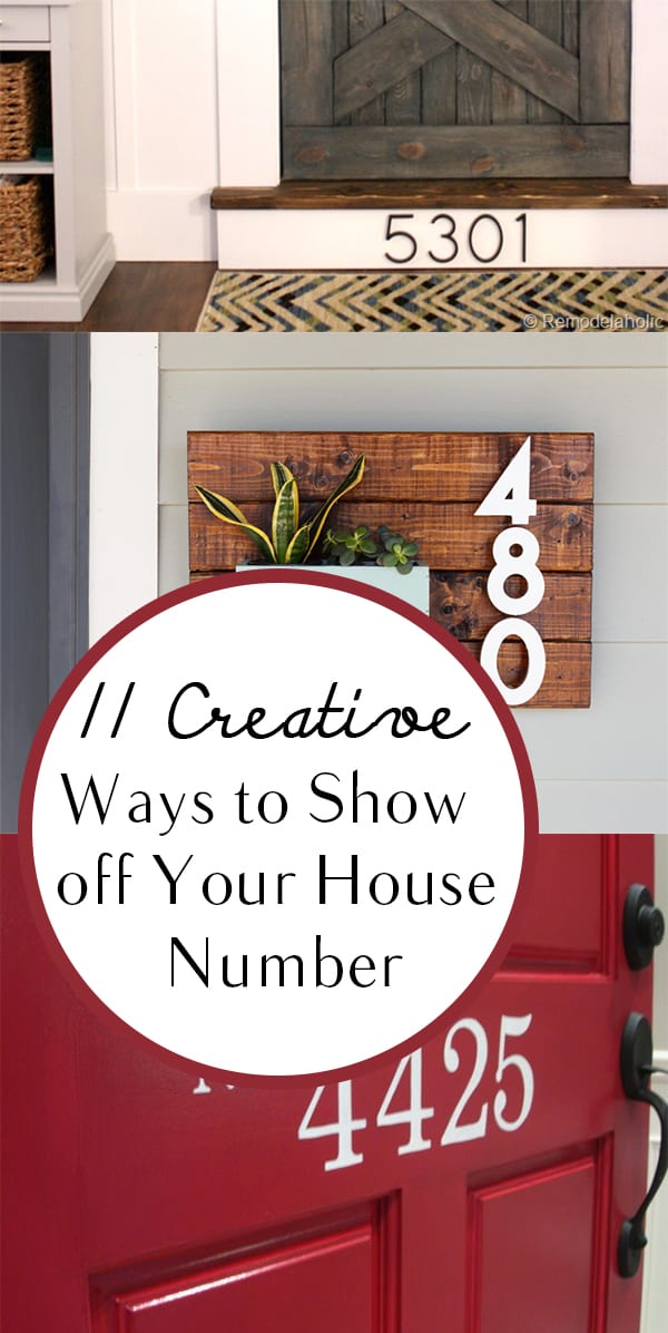 11 Creative Ways to Show Off Your House Number