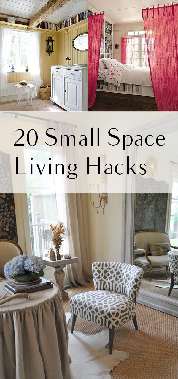 20 Small Space Living Hacks