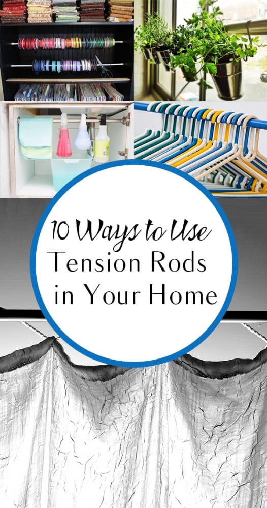10 Ways to Use Tension Rods in Your Home | How To Build It