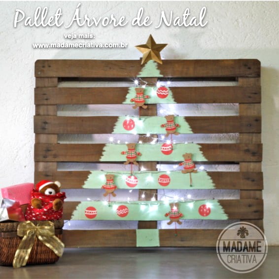 Download 10 Perfect Christmas Decorations Made From Pallets How To Build It PSD Mockup Templates