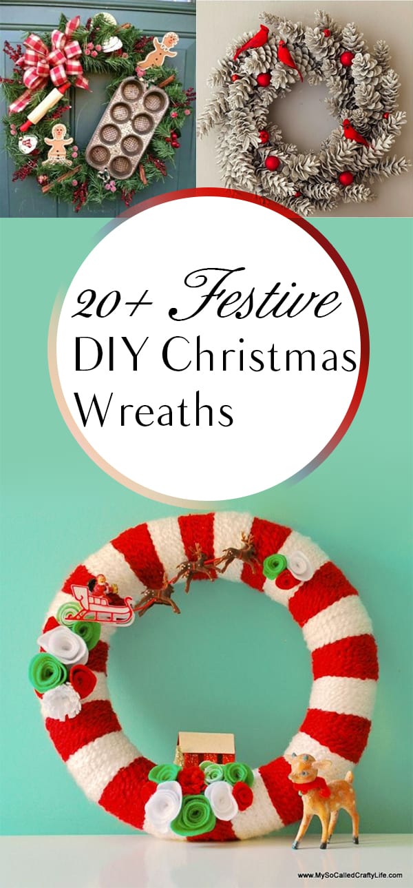 Christmas Wreaths, DIY Christmas Wreaths, Homemade Christmas Decor, Popular Pin, Easy Holiday Decorations, Easy Christmas Wreaths, Christmas Crafts, Christmas Door Decor, Christmas Porch Decorations