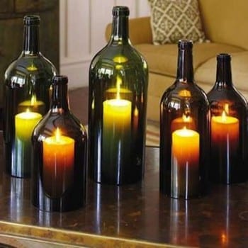 Things to Do With Old Wine Bottles, Wine Bottle, Wine Bottle Crafts, Wine Bottle Projects, Easy Craft Projects, How to Reuse WIne Bottles, Easy Ways to Reuse Wine Bottles, Craft Ideas, Easy Craft Ideas, Repurpose Wine Bottles. 