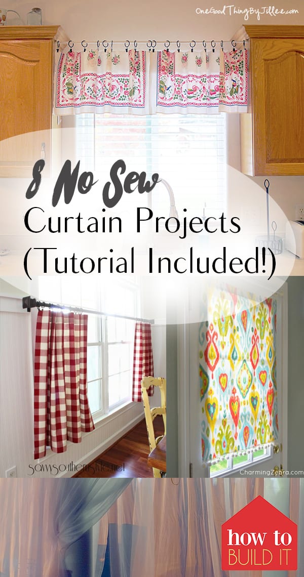 8 No Sew Curtain Projects (Tutorial Included!) | How To Build It