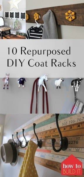 Coat Racks, Repurposed Coat Racks, Inexpensive Coat Racks, DIY Coat Racks, DIY Home Decor, Home Decor for Less, Cheap Home Decor, Coat Rack Projects, Coat Rack Craft Projects, Simple Craft Projects, Easy Craft Projects, Popular Pin