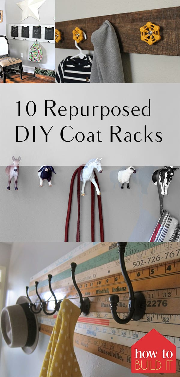 10 Repurposed DIY Coat Racks | How To Build It