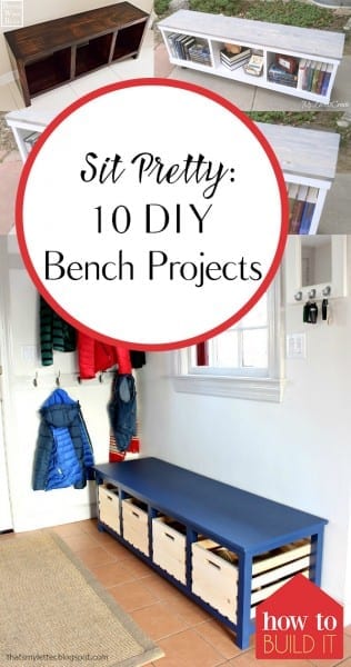 DIY Benches, Bench Projects, DIY Home Decor, DIY Furniture, Homemade Furniture, DIY Home Decor, Furniture Projects, DIY Bench Projects, Popular Pin
