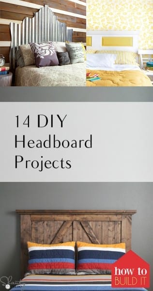 14 DIY Headboard Projects – How To Build It DIY Headboards, DIY Furniture Projects, Bedroom Projects, DIY Tutorials, DIY Headboard Tutorials, How to Make Your Own Headboard