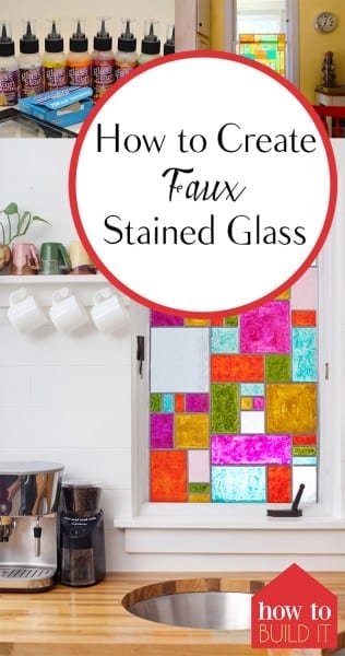 How to Create Faux Stained Glass| DIY Stained Glass, How to Make Stained Glass, DIY Home, DIY Home Decor, DIY Home Improvement, Home Improvement Hacks, Everything Home
