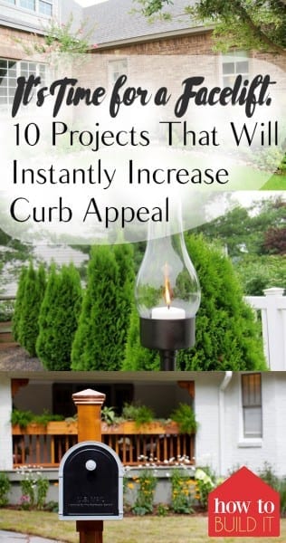 It’s Time for a Facelift: 10 Projects That Will Instantly Increase Curb Appeal – How To Build It| Curb Appeal Projects, Curb Appeal Projects for the Home, Home Projects, Outdoor DIY, Yard and Landscaping Tips, Fast Home Improvement Projects, DIY Home Improvement Projects