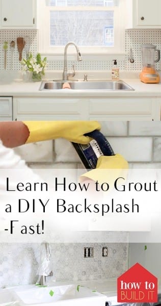 Learn How to Grout a DIY Backsplash–Fast! – How To Build It| DIY Backsplash, DIY Backsplash Projects, Home Decor, Home Decor Tips and Tricks, Home Improvement, Home Improvement Tricks, Home Renovation, Home Renovation Tips and Tricks