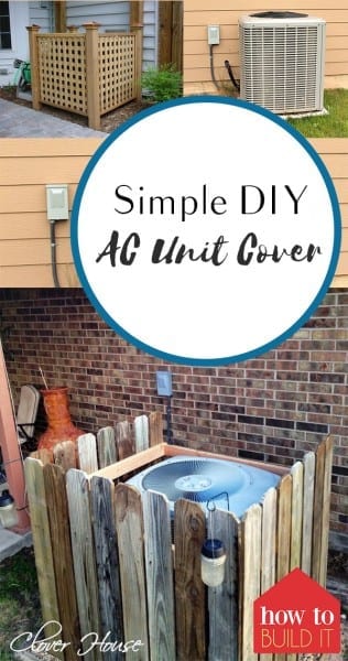 Simple DIY A/C Unit Cover – How To Build It| Air Conditioning Cover, DIY AC Cover, AC Cover, DIY Home, DIY Home Projects, Outdoor Living, Outdoor DIY Projects, Simple DIY Projects, Yard and Landscaping Tips, Popular Pin