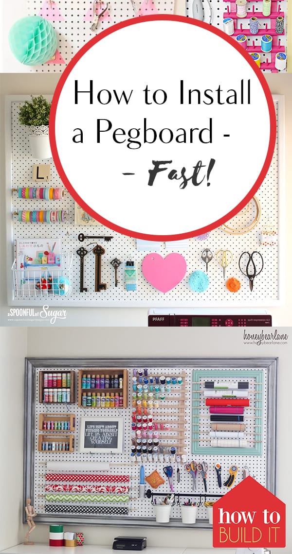 How to Install PegboardFast! How To Build It
