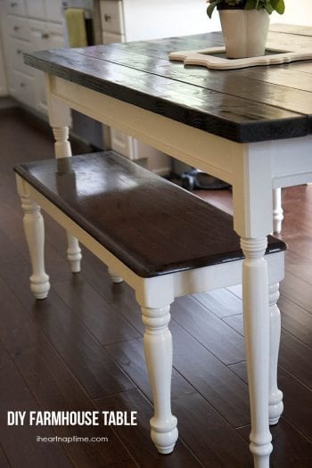 BFarmhouse Kitchen Table, DIY Kitchen Table, Farmhouse Kitchen Decor, Farmhouse Kitchen Cabinets, Home Decor, DIY Home Decor, Farmhouse Decor Ideas, Farmhouse Decor DIY Ideas