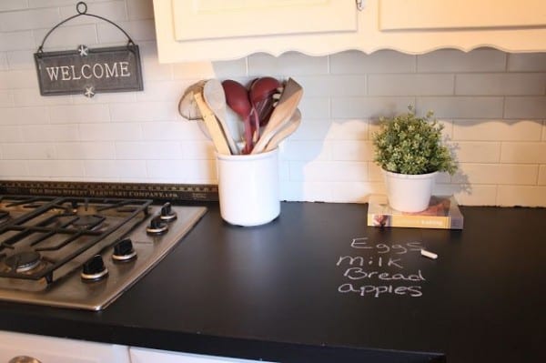 Diy Kitchen Countertop Projects And, Can I Use Chalk Paint On Countertops