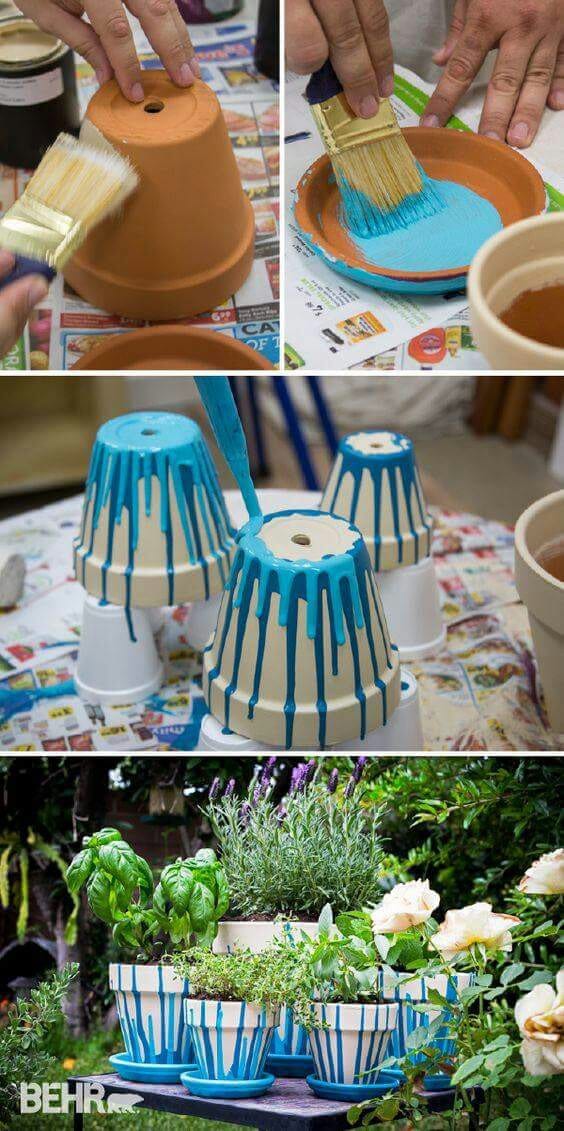 10 Ways to Make Over Your Terra Cotta Pots How To Build It