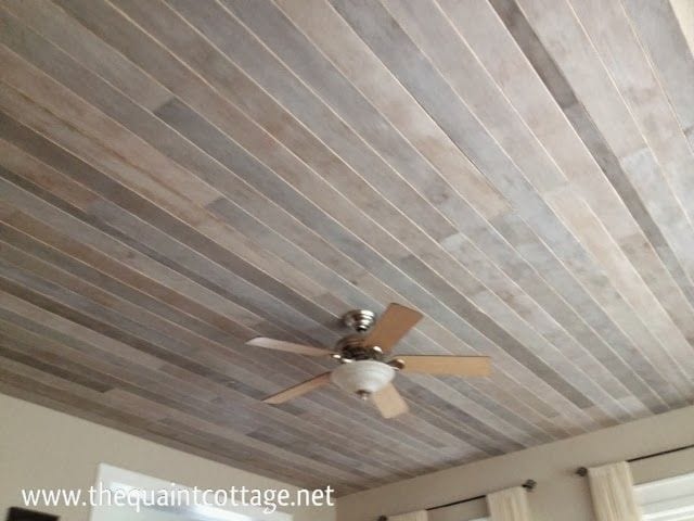 Install a Planked Ceiling In No Time at All| Planked Ceiling Projects, DIY Planked Ceiling Projects, How to Install A Planked Ceiling, How to Build A New Ceiling, DIY Ceiling Projects, Ceiling Projects for the Home, Planked Ceiling DIYs, Popular Pin
