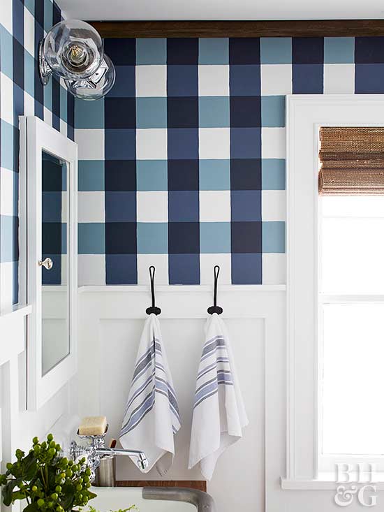 How to Paint A Checkered Wall How To Build It