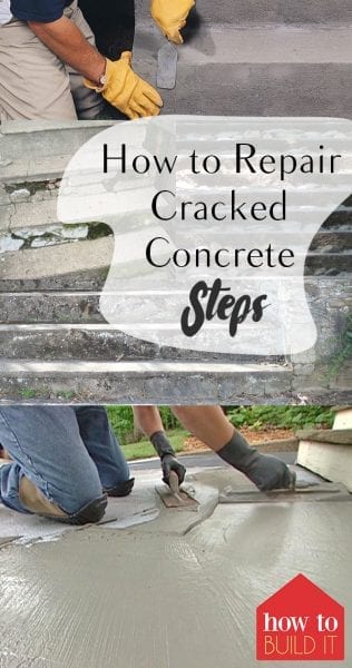 How to Repair Cracked Concrete Steps | How To Build It