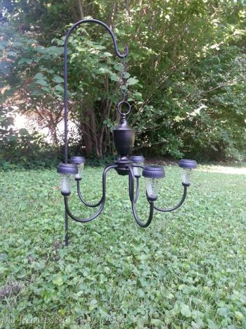 repurposing old chandeliers