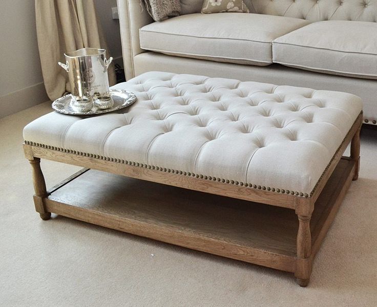 How to Convert a Coffee Table Into an Ottoman | How To ...