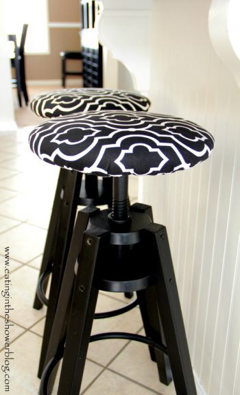 How to “Glam” Up Your Dalfred IKEA Barstools| IKEA Barstools, IKEA Dalfred Hack, IKEA Hack, IKEA Kitchen, IKEA DAlfred Stools, IKEA Barstool Hacks, Painted Furniture, Painted Furniture Ideas, IKEA Furniture Makeover, IKEA Furniture, IKEA Furniture Hacks #IKEABarstools #IKEADalfredHack #IKEAHAck #IKEADalfredBarstools